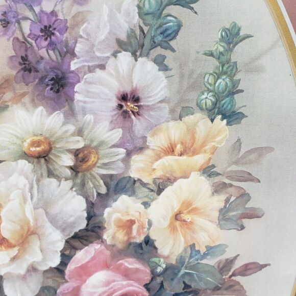 Signed Lena Liu "Summer Bouquet" Framed Print - Picture 5 of 9